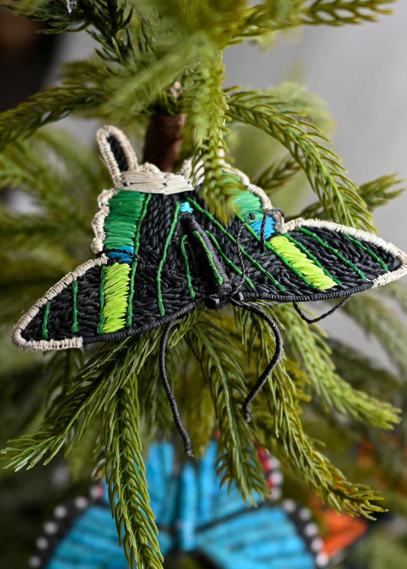 Amazon Ecology Urania Butterfly Ornament