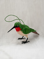 Amazon Ecology Ruby-Throated Hummingbird Ornament
