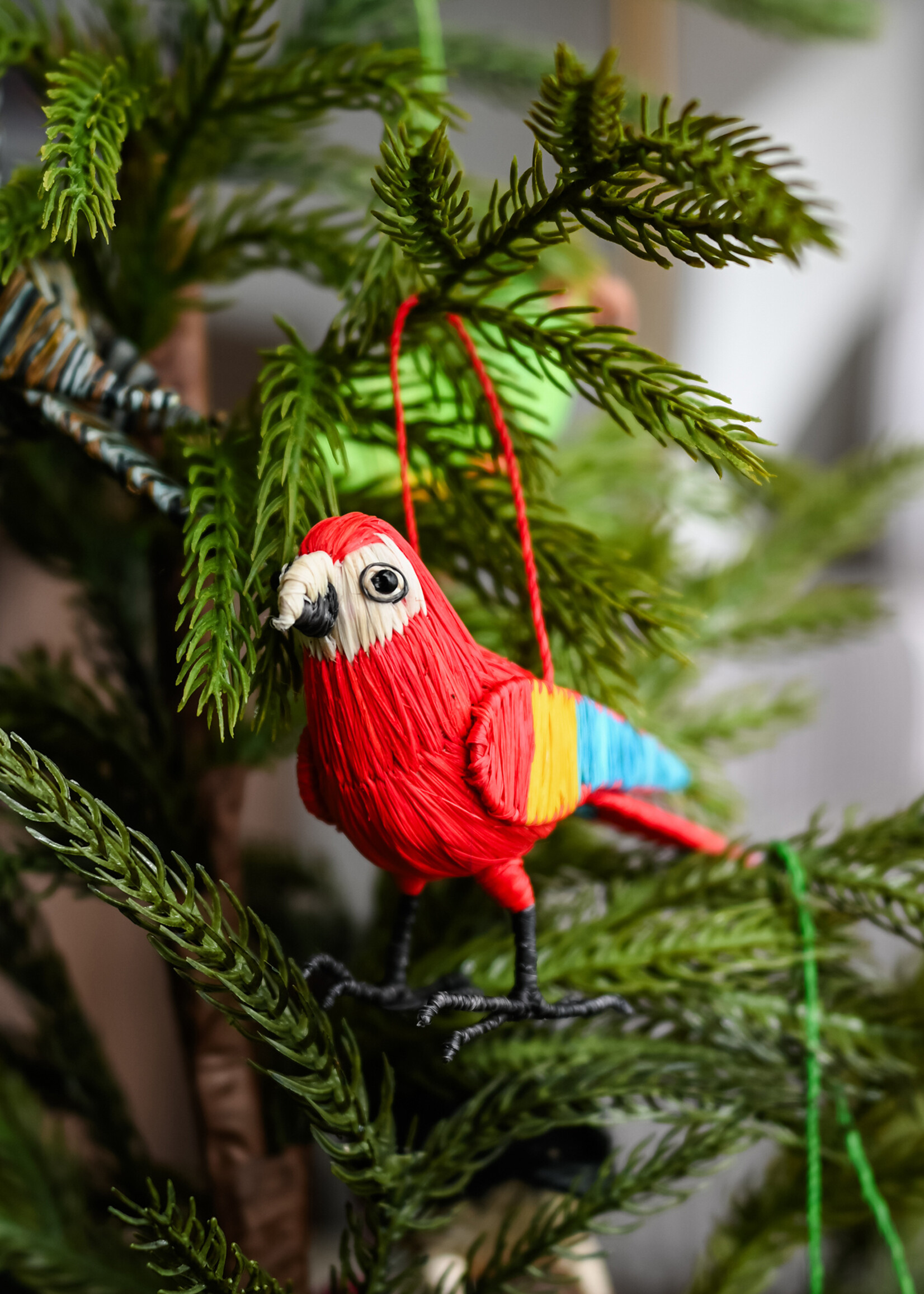 Amazon Ecology Scarlet Macaw Ornament