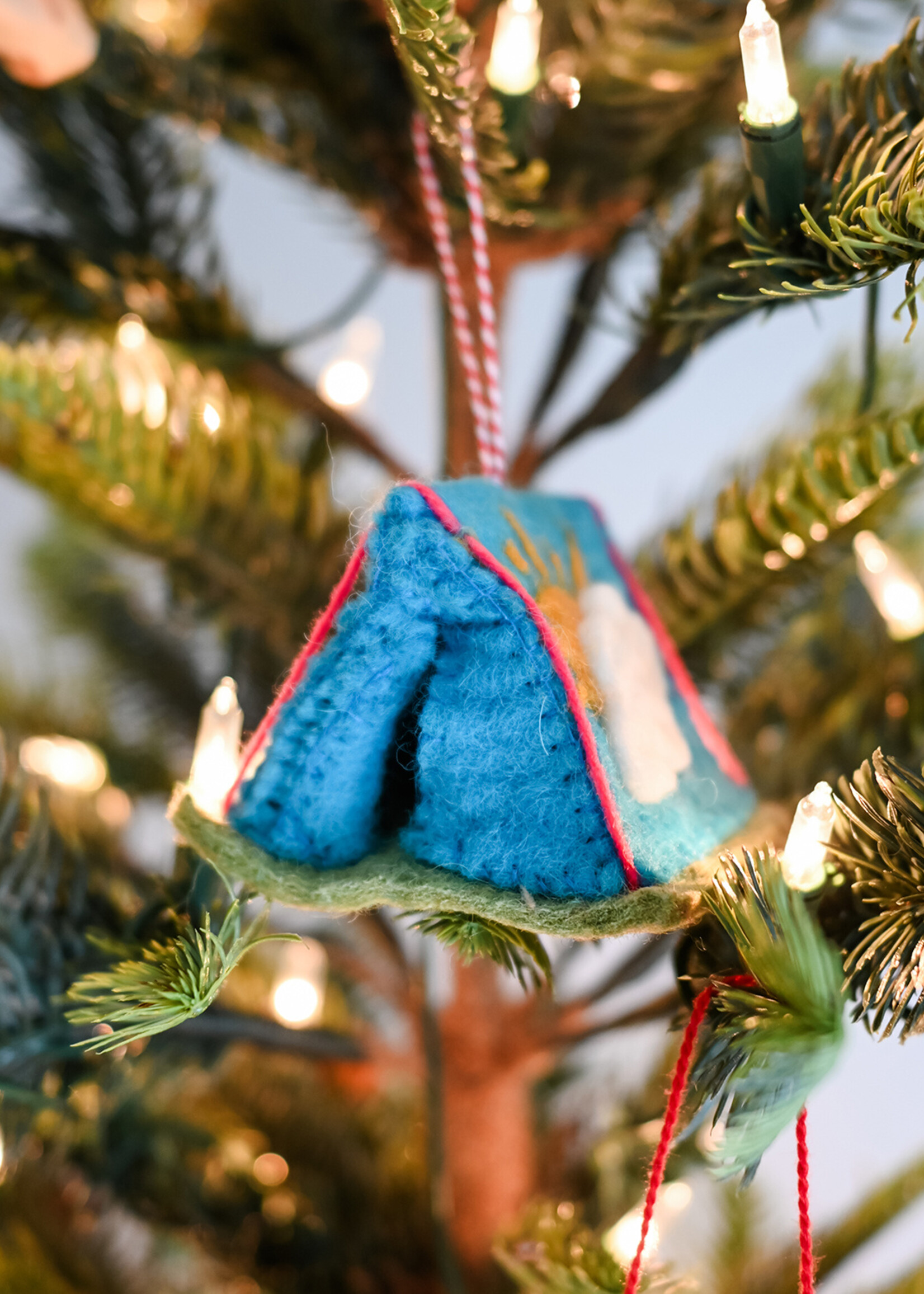 Ornaments 4 Orphans Felt Tent Ornament