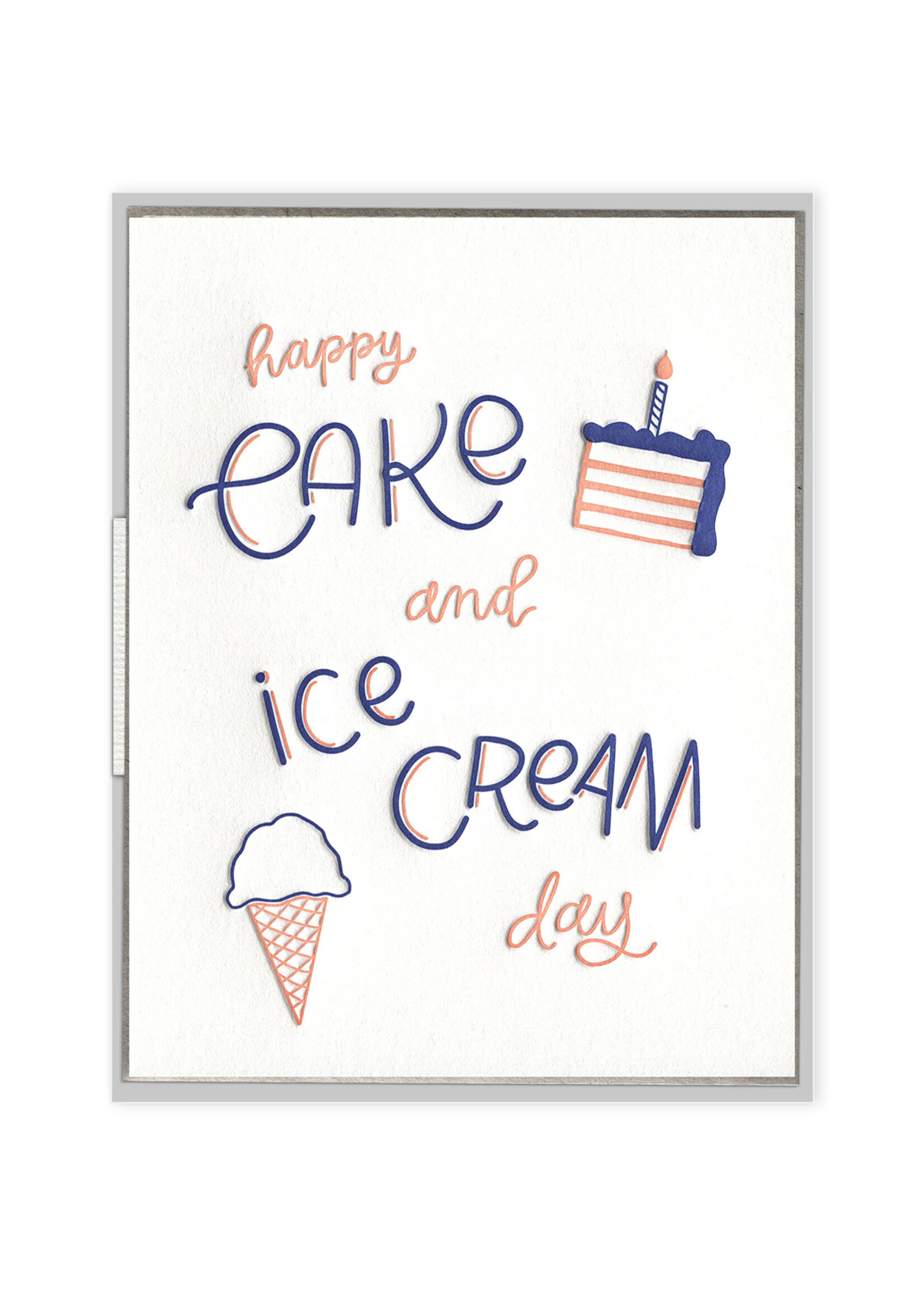 Ink Meets Paper Cake & Ice Cream Day Card