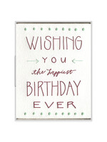 Ink Meets Paper Happiest Birthday Ever Card