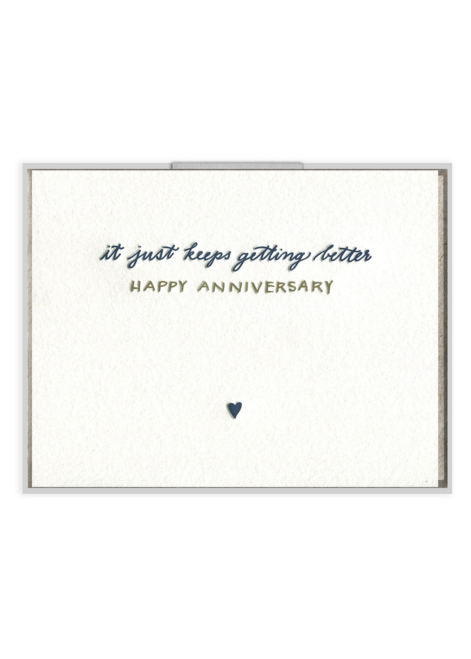 Ink Meets Paper Happy Anniversary Card