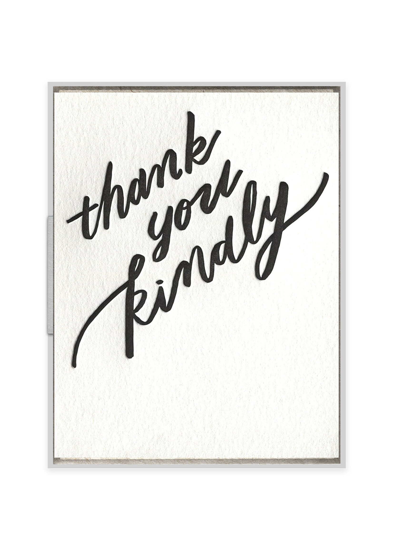 Ink Meets Paper Thank You Kindly Card