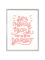 Ink Meets Paper You Inspire Card
