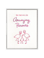 Ink Meets Paper Flamingo Parents Card