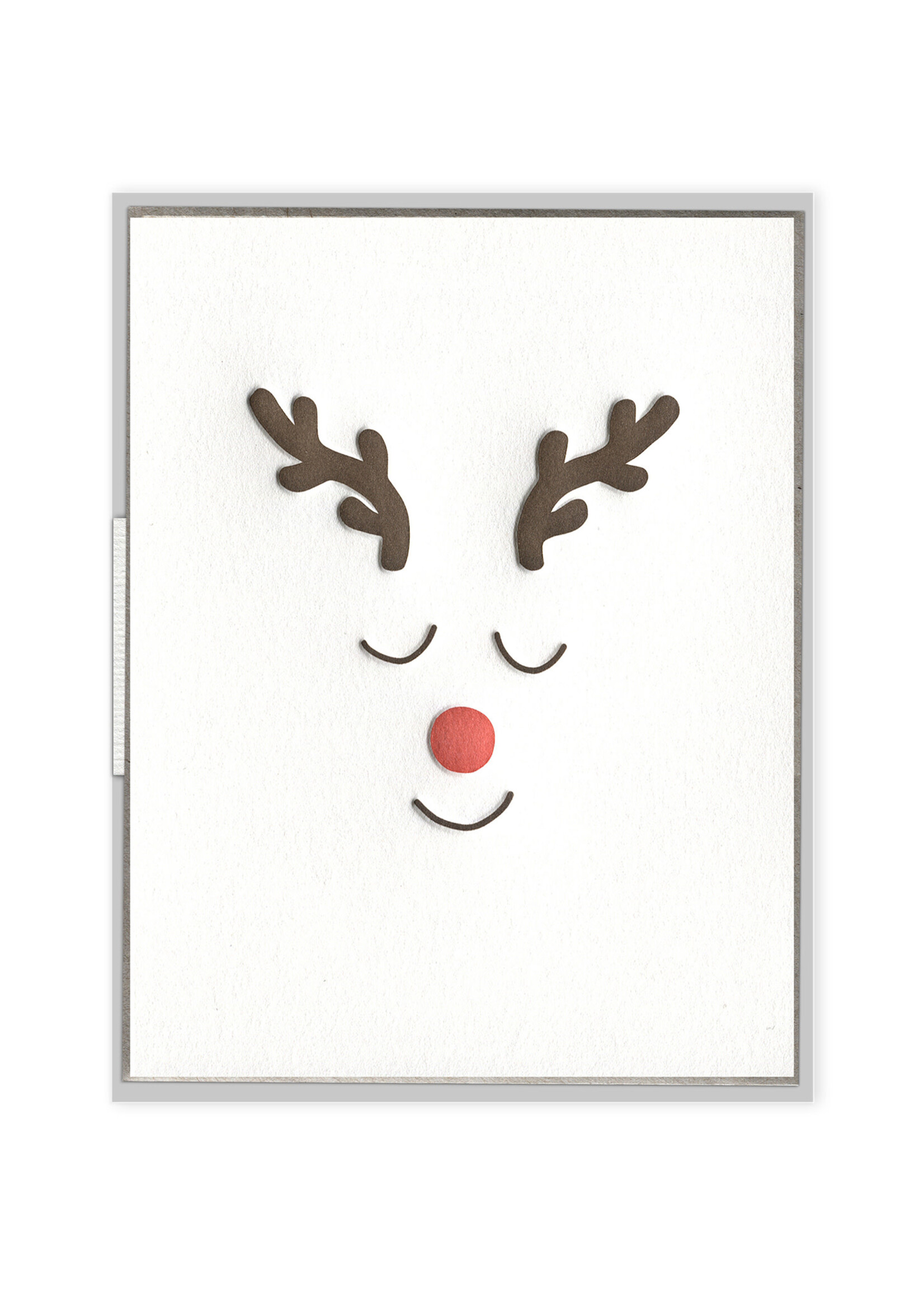 Ink Meets Paper Roudolph Card