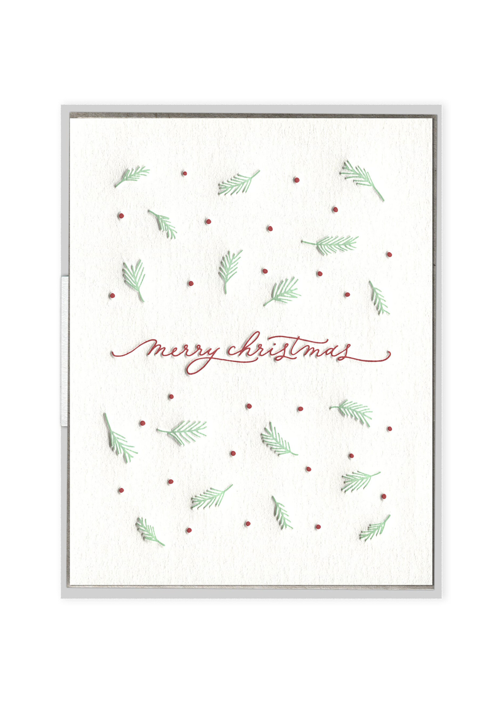 Ink Meets Paper Merry Christmas Script Card