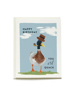 Pen + Pillar Old Quack Birthday Duck Card