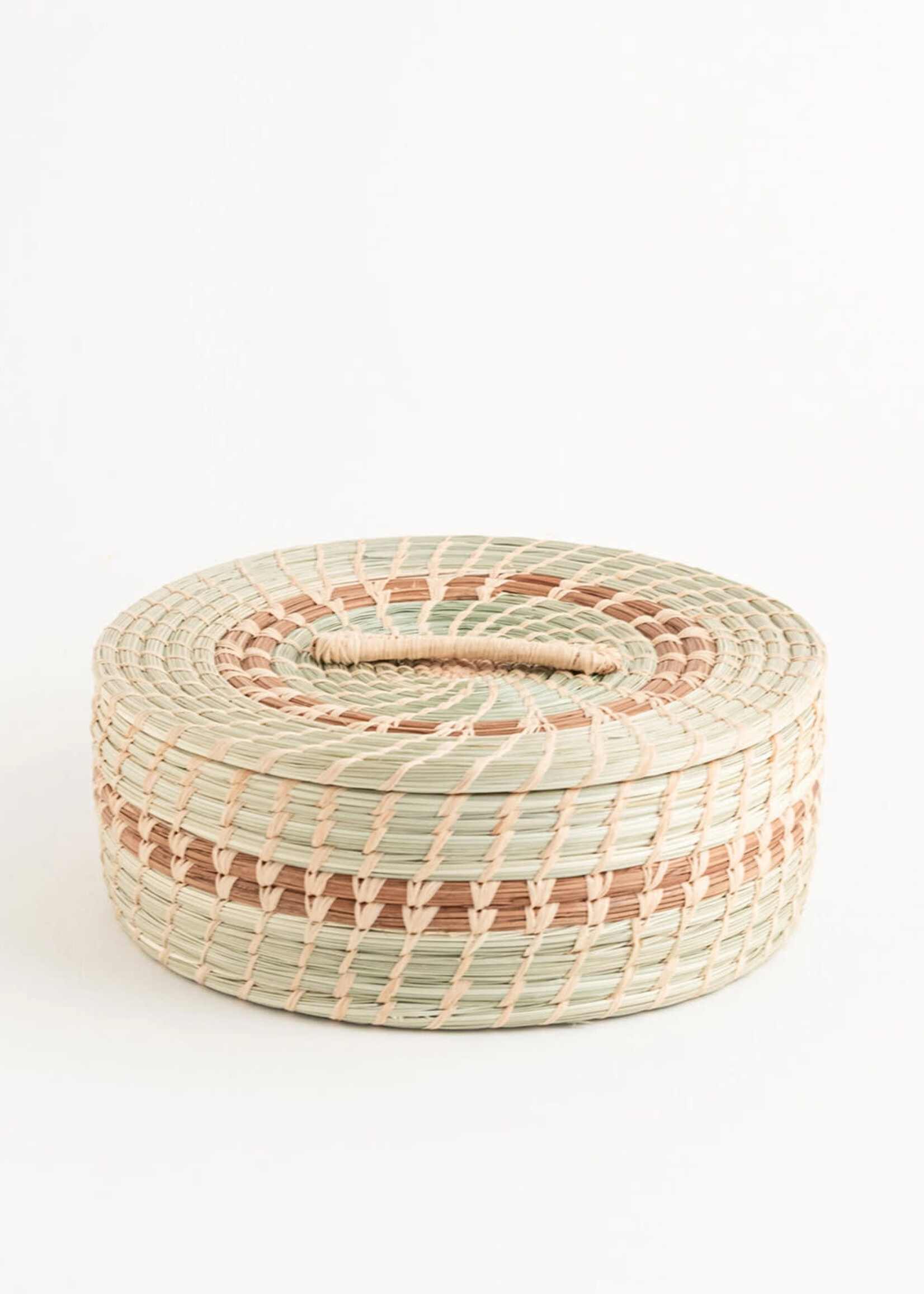 Mayan Hands 8" Tortilla Basket  (Special Order)