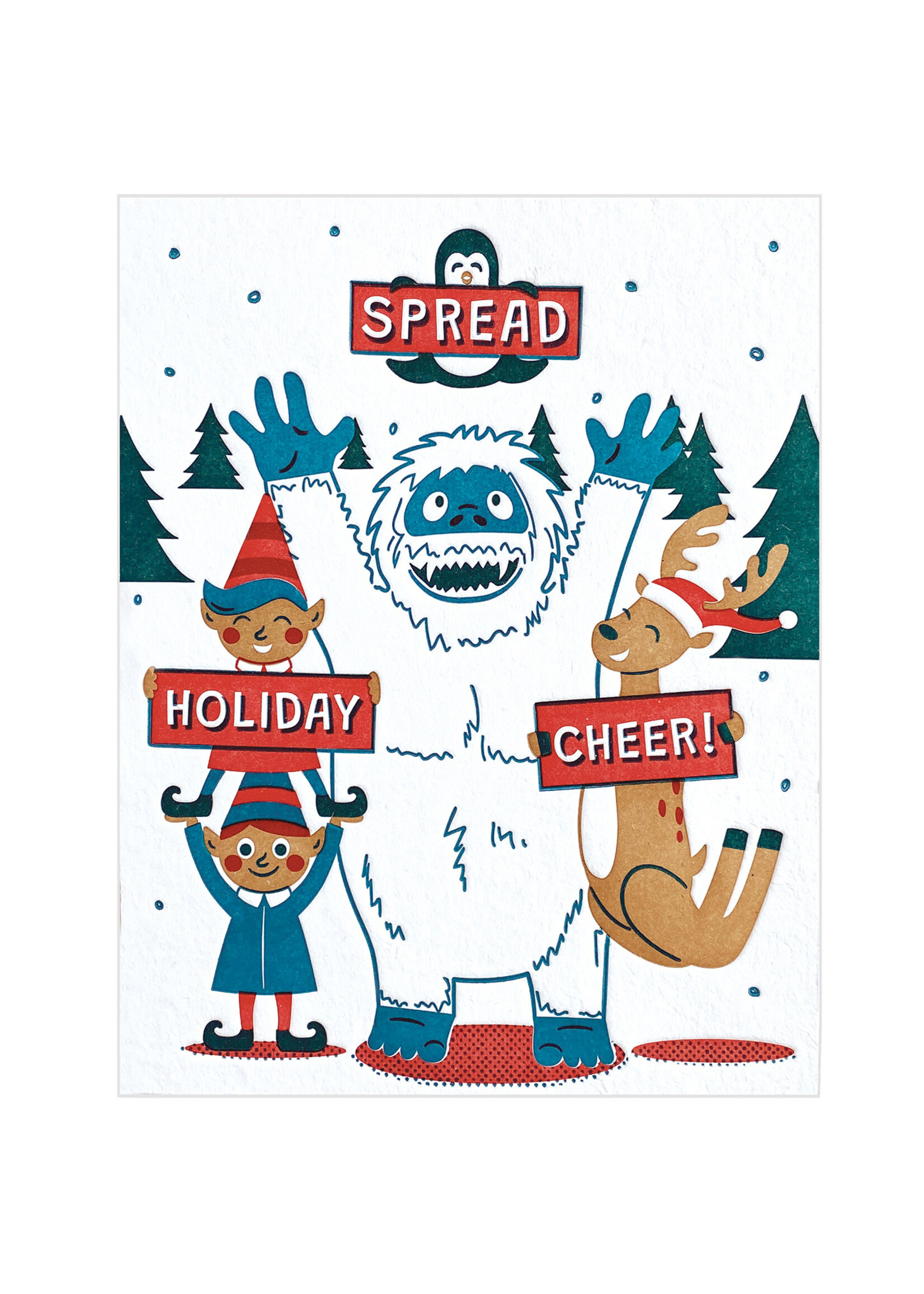 Good Paper Christmas Cheer Card