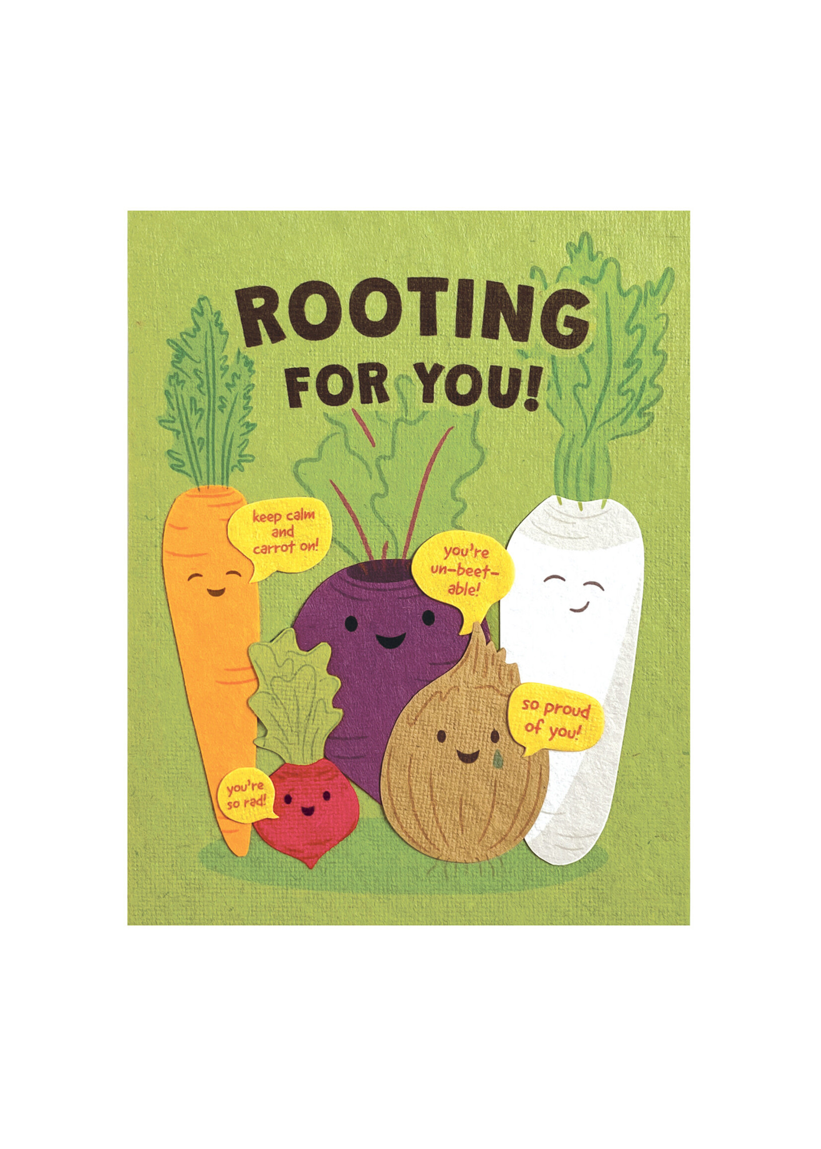 Good Paper Rooting For You Card