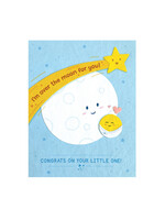 Good Paper Over The Moon Baby Card