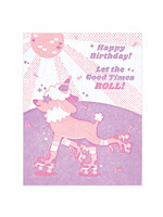 Good Paper Roller Skate Birthday Card
