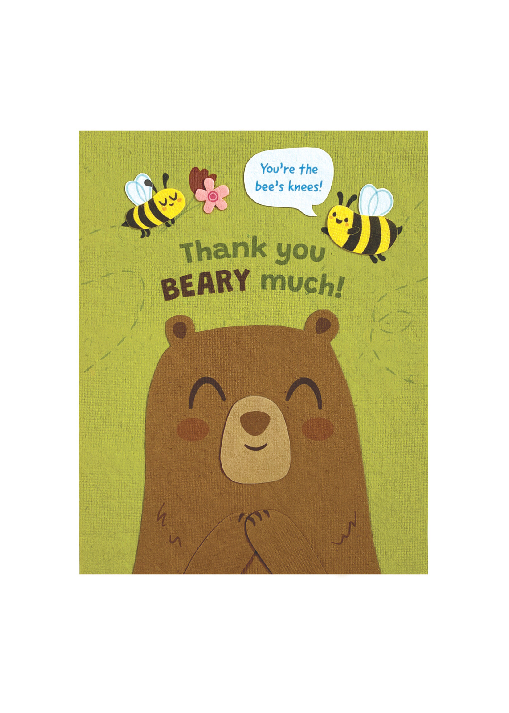 Good Paper Thank You Beary Much Card