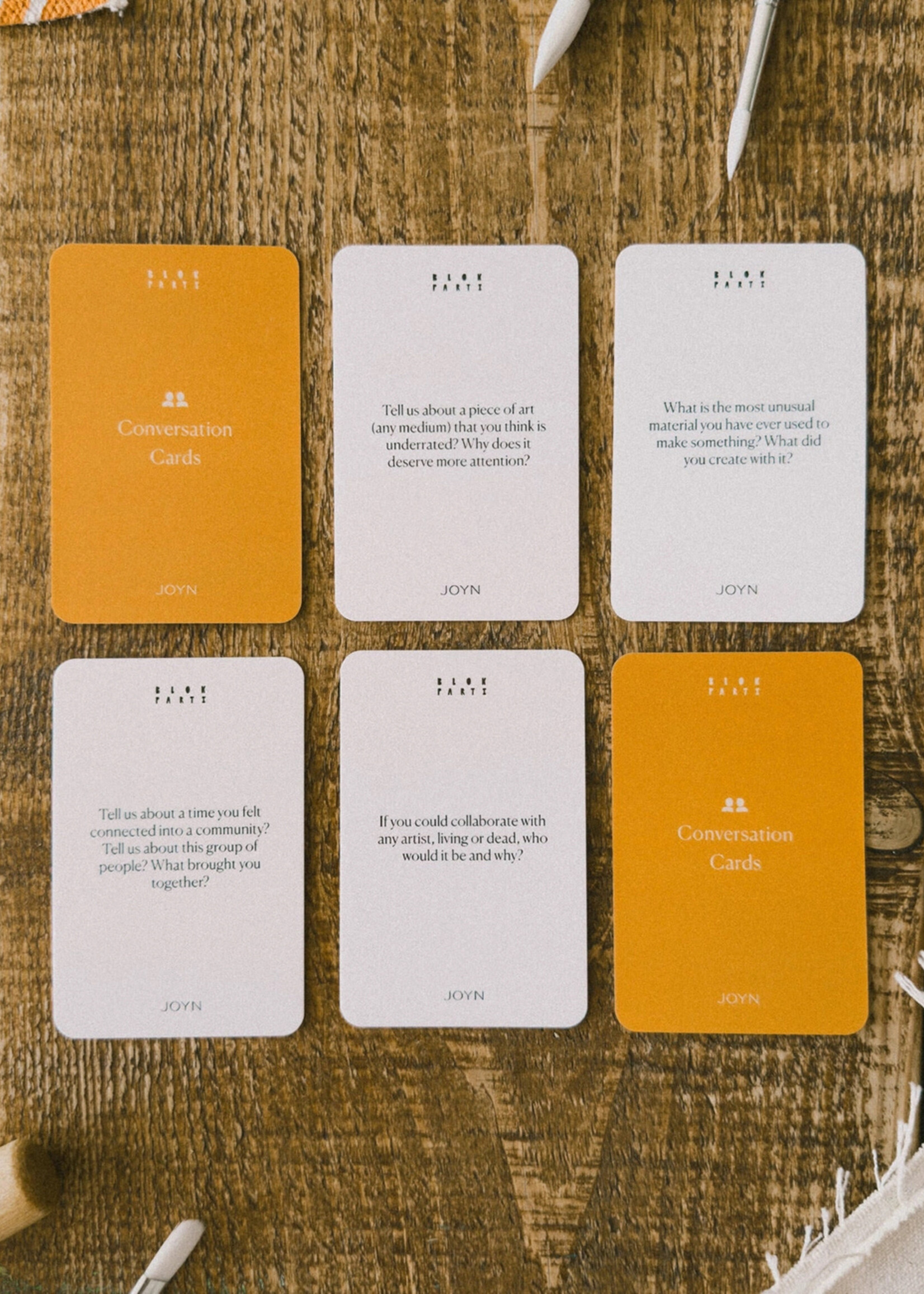 Joyn Blok Parti Conversation Cards