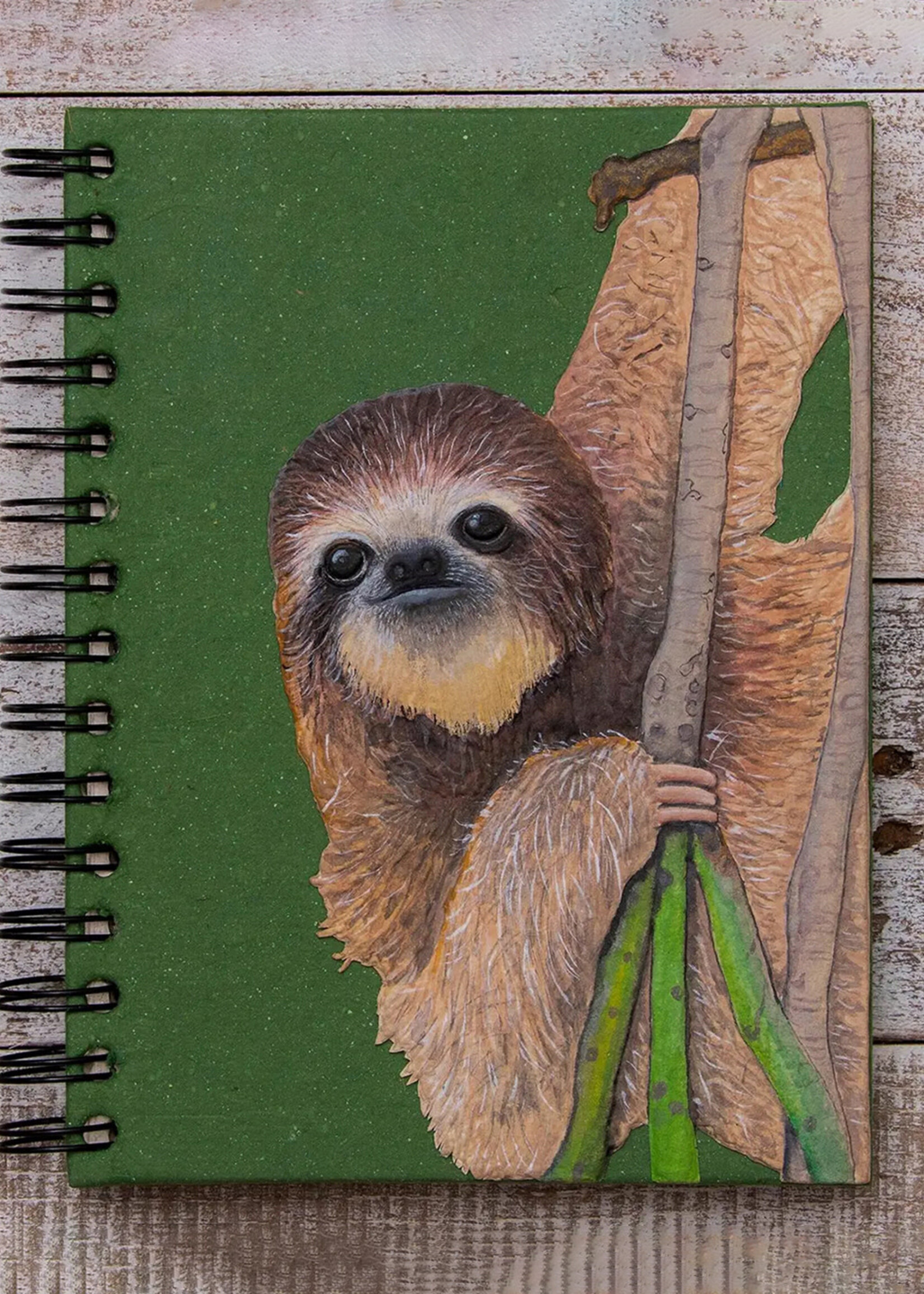 Mr. Ellie Pooh 3-Toed Sloth Notebook