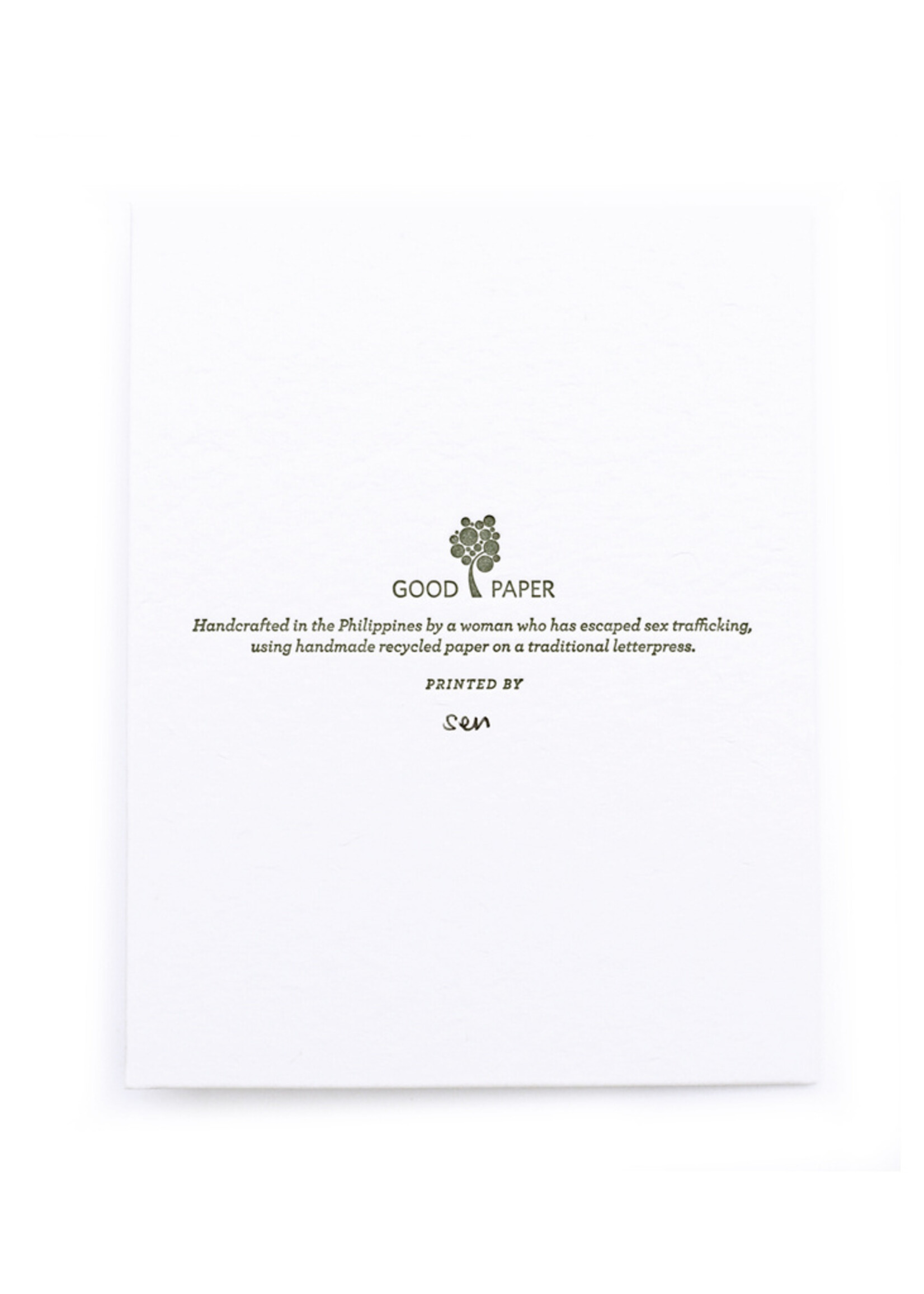 Good Paper Christmas Cheer Card