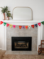 Ganesh Himal Felt Pendant Banner - Happy Birthday