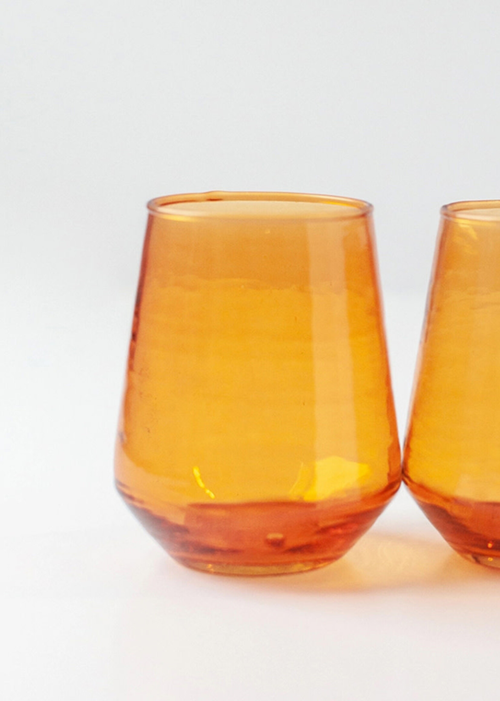 Creative Women Hammered Glass Tumbler