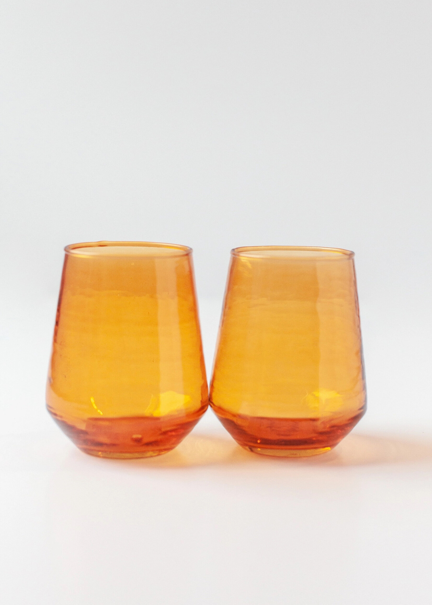 Creative Women Hammered Glass Tumbler