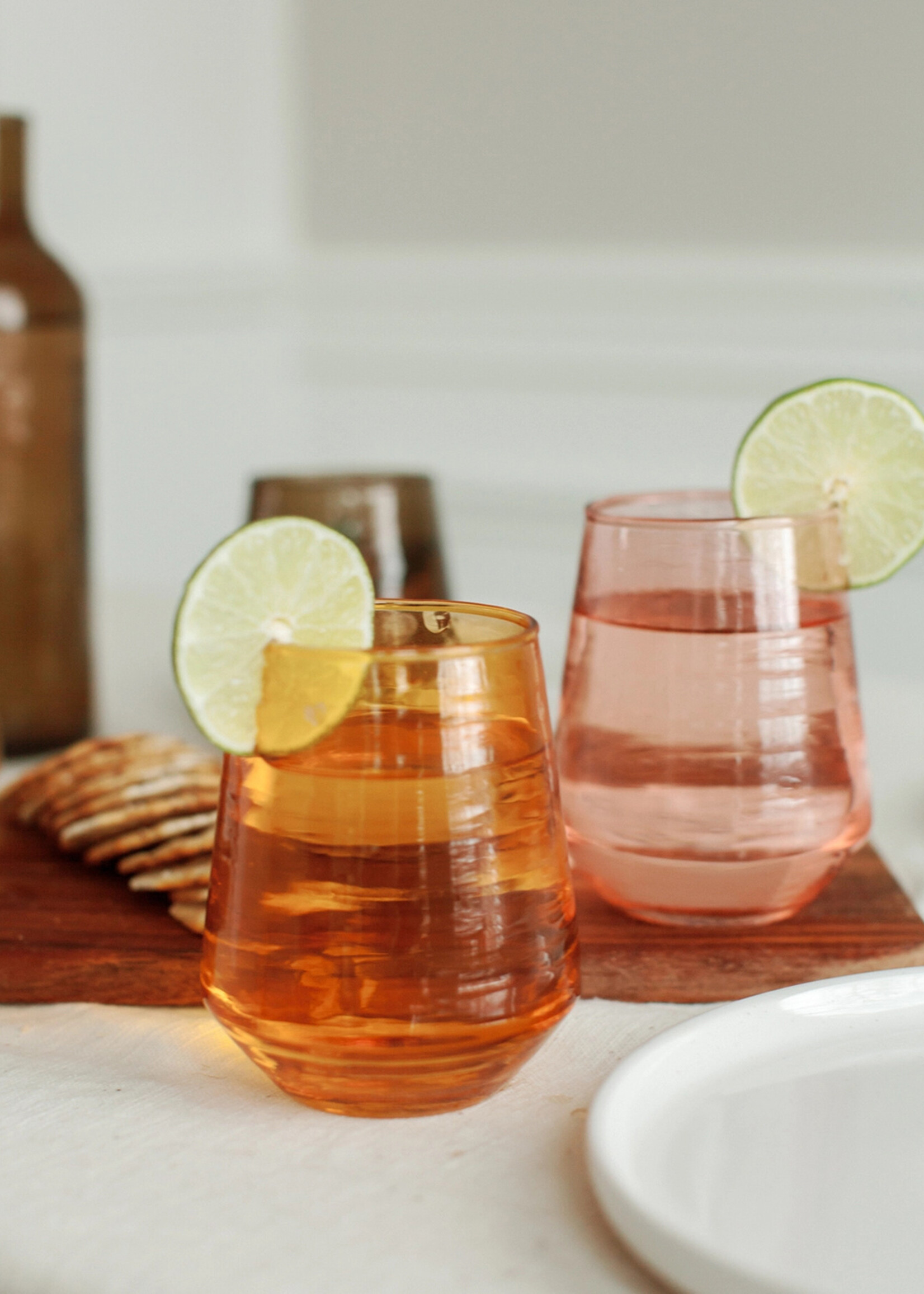 Creative Women Hammered Glass Tumbler