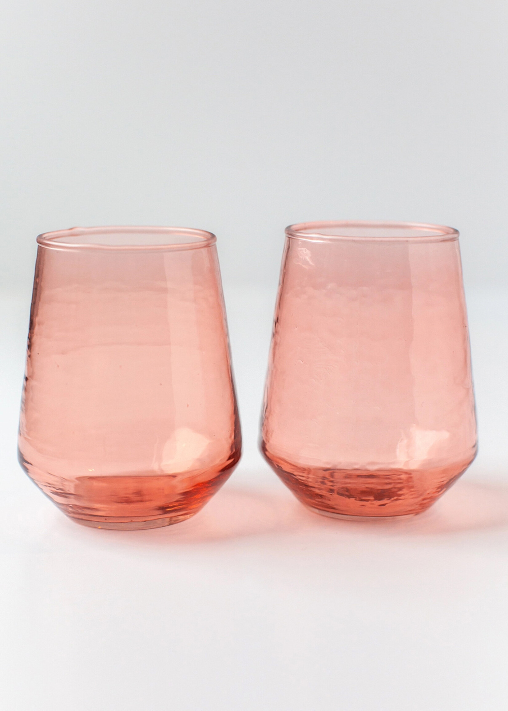 Creative Women Hammered Glass Tumbler
