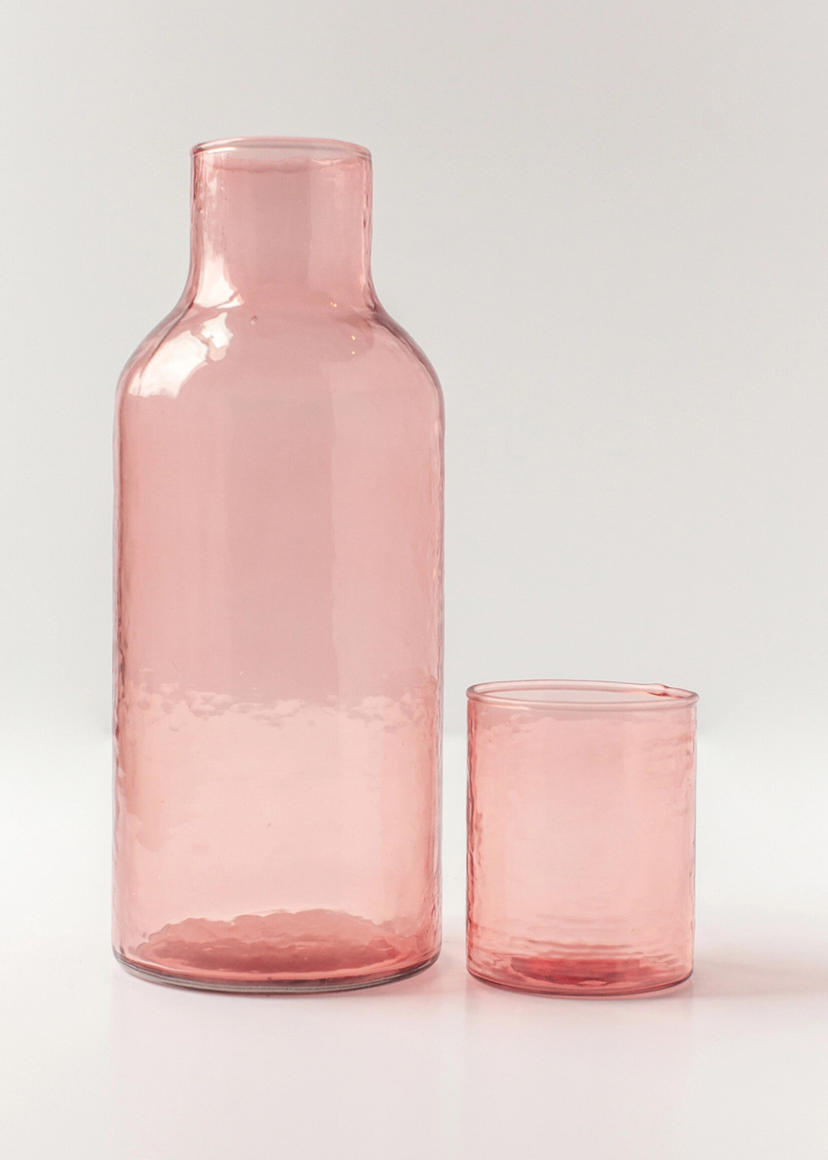 Creative Women Handblown Hammered Glass Carafe