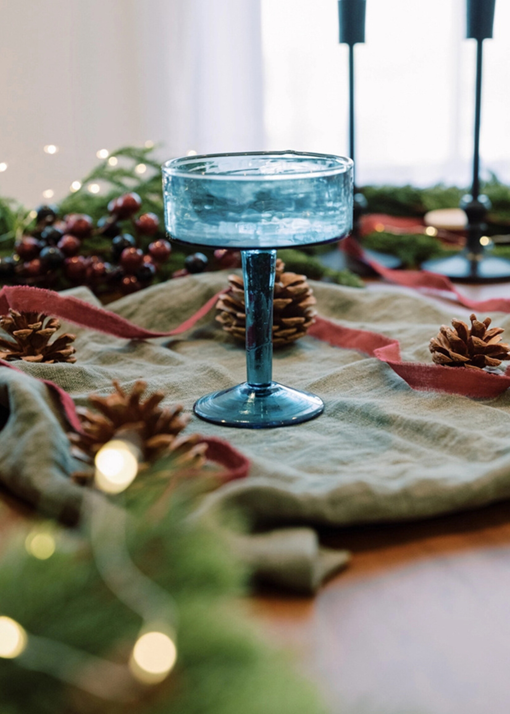 Creative Women Hammered Glass Cocktail Glass