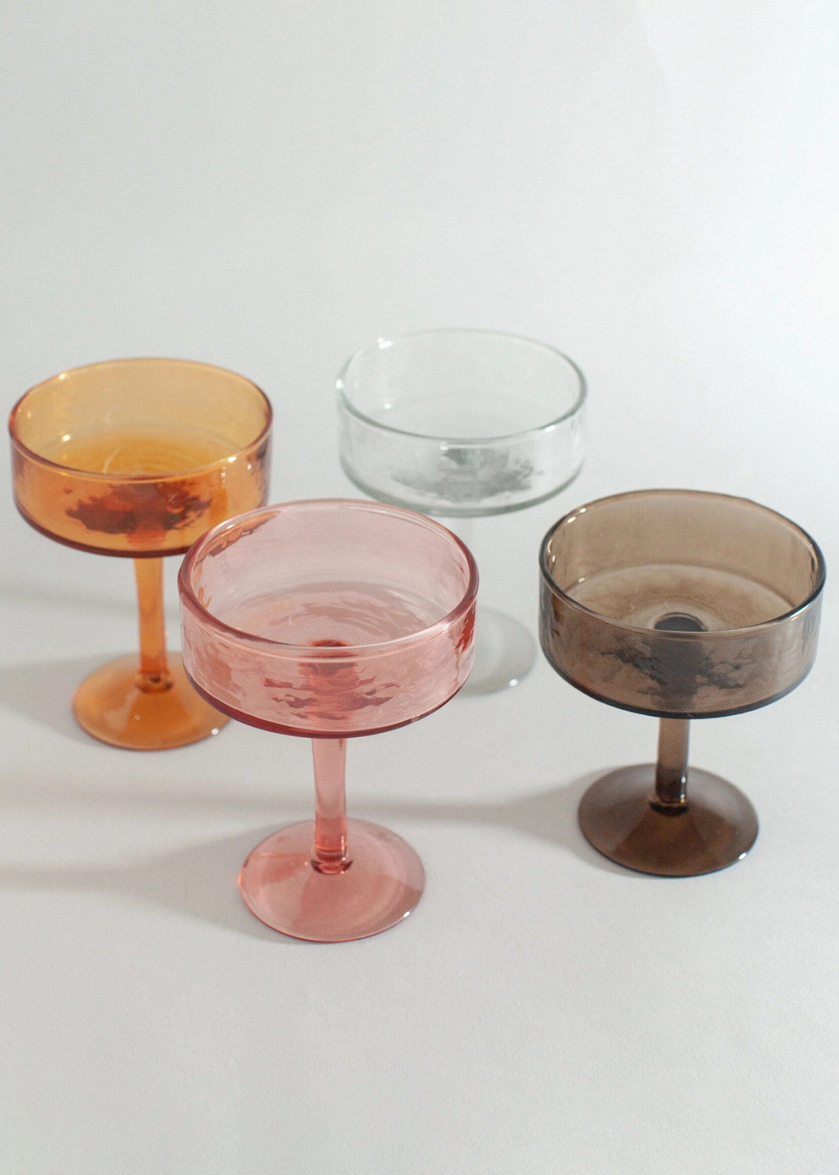 Creative Women Hammered Glass Cocktail Glass