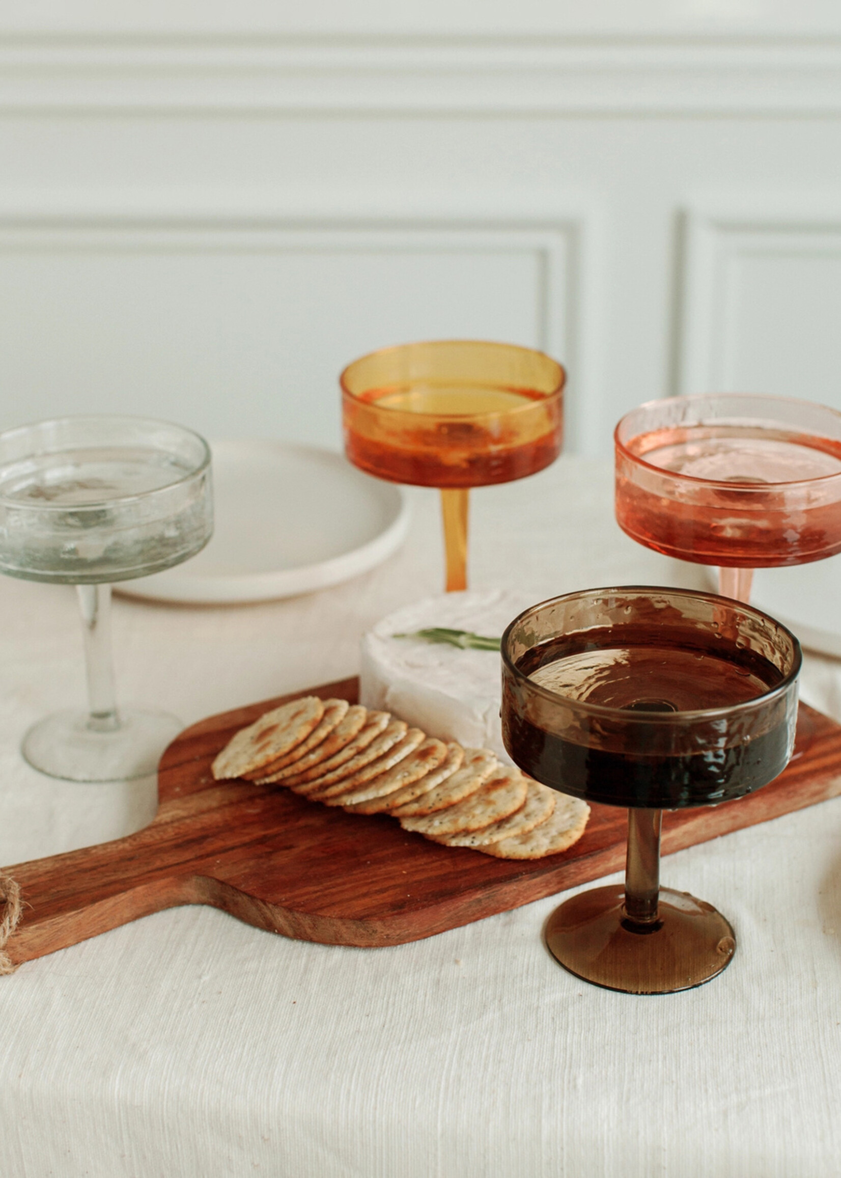 Creative Women Hammered Glass Cocktail Glass