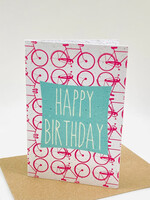 Growing Paper Birthday Bicycles Plantable Card