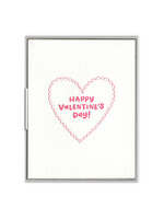 Ink Meets Paper Valentine's Day Heart Doily Card