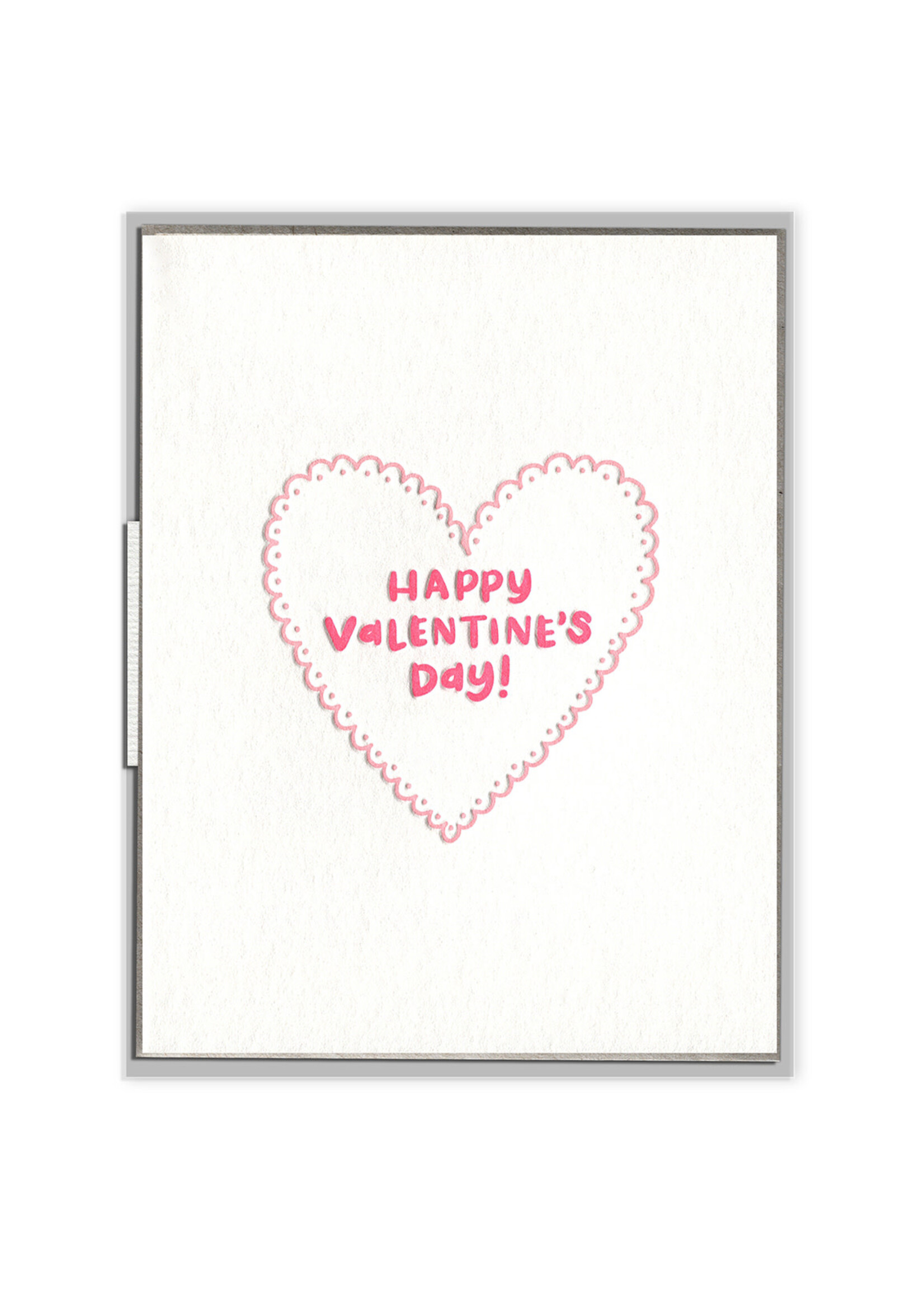 Ink Meets Paper Valentine's Day Heart Doily Card