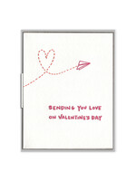 Ink Meets Paper Paper Airplane Valentine Card