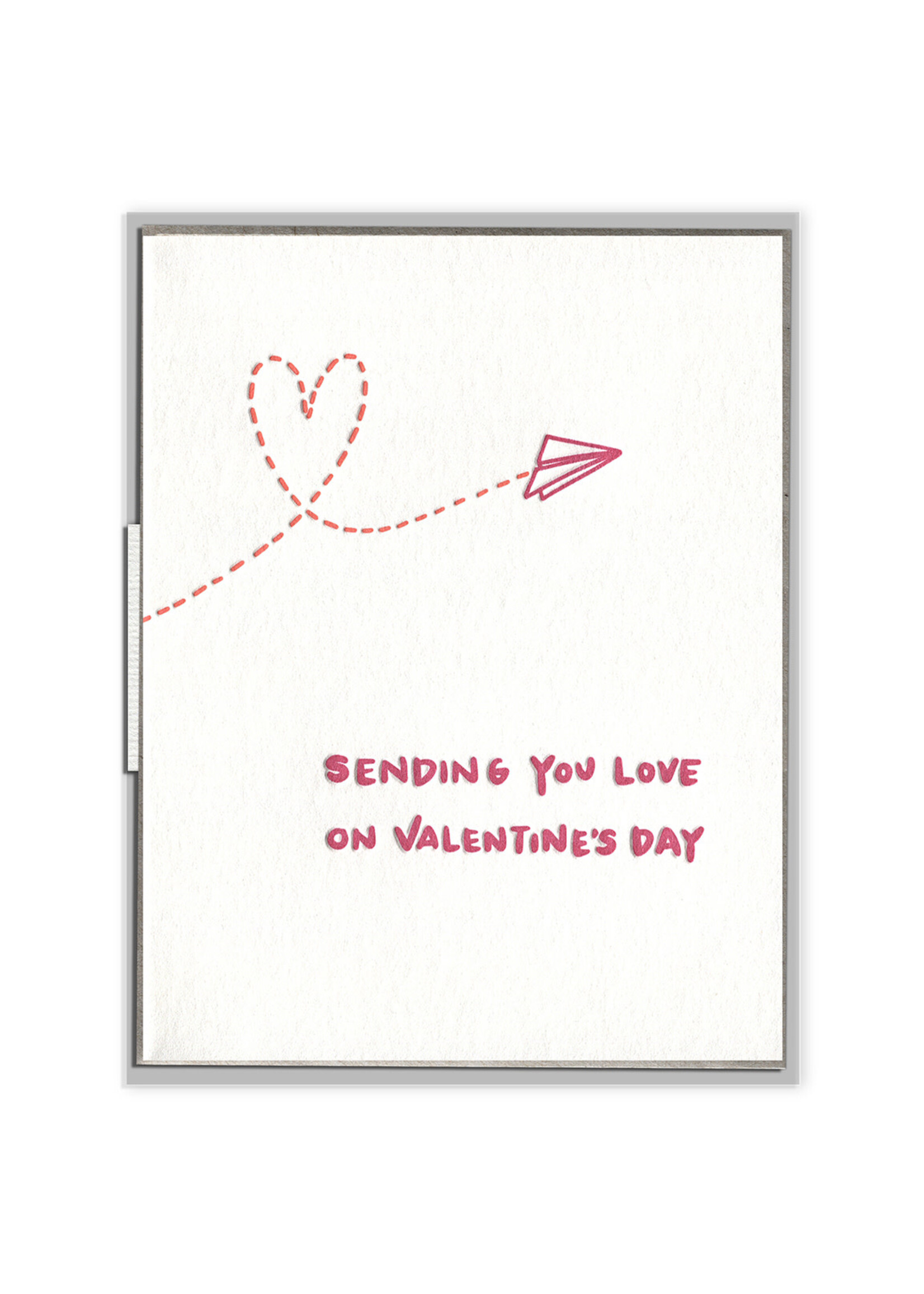Ink Meets Paper Paper Airplane Valentine Card