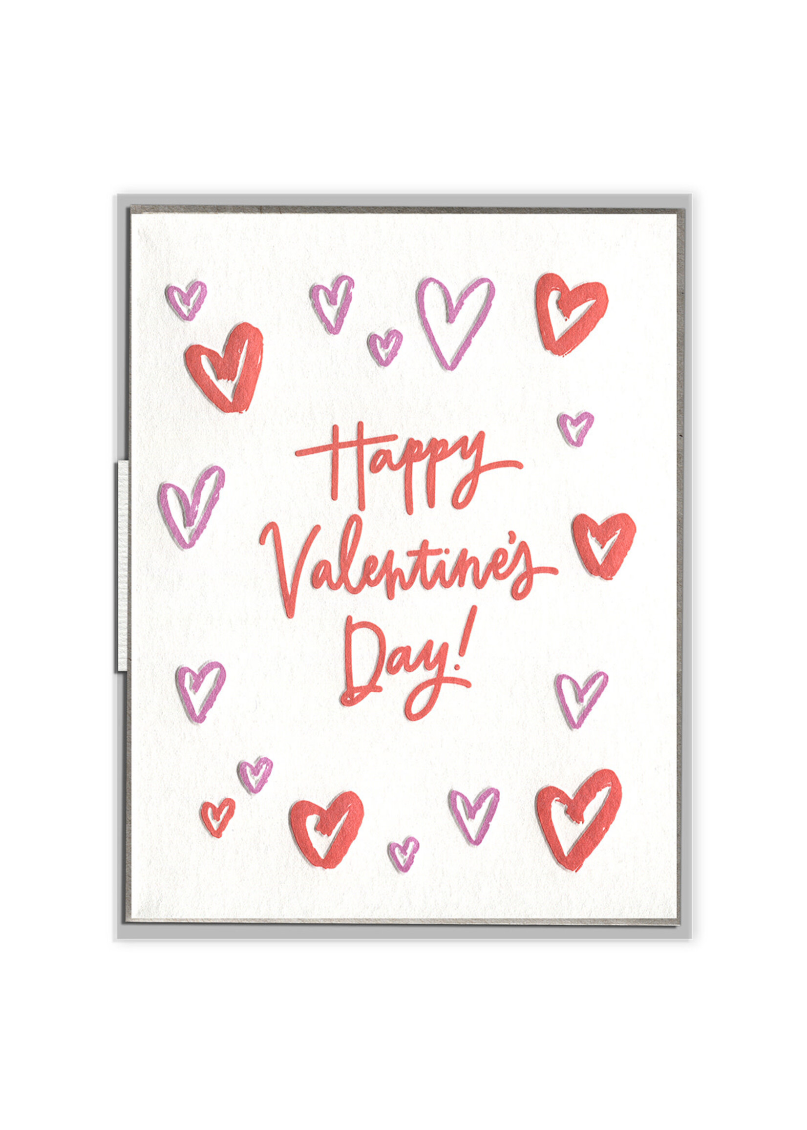 Ink Meets Paper Happy Valentine's Day Hearts Card