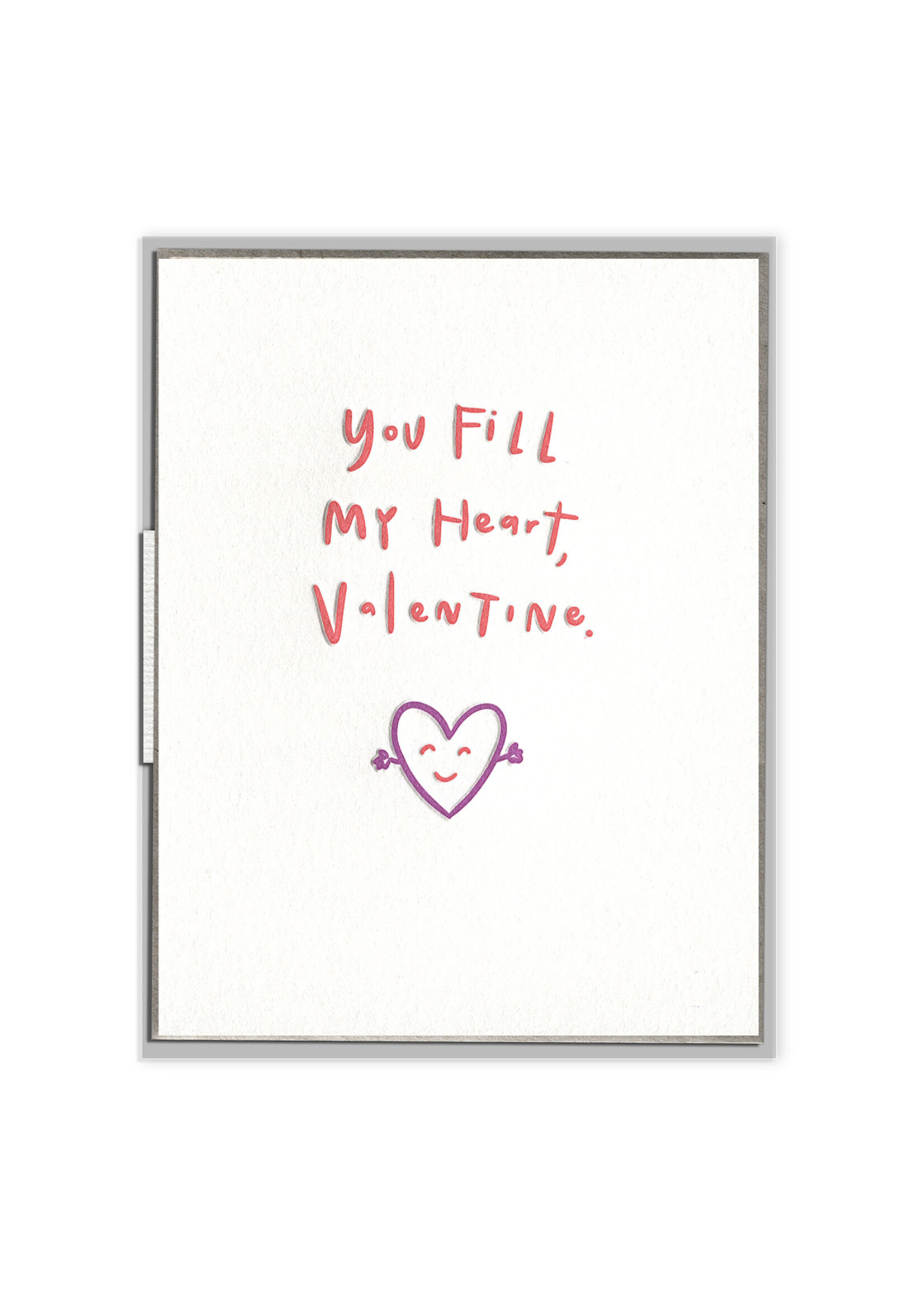 Ink Meets Paper Fill My Heart Valentine Card