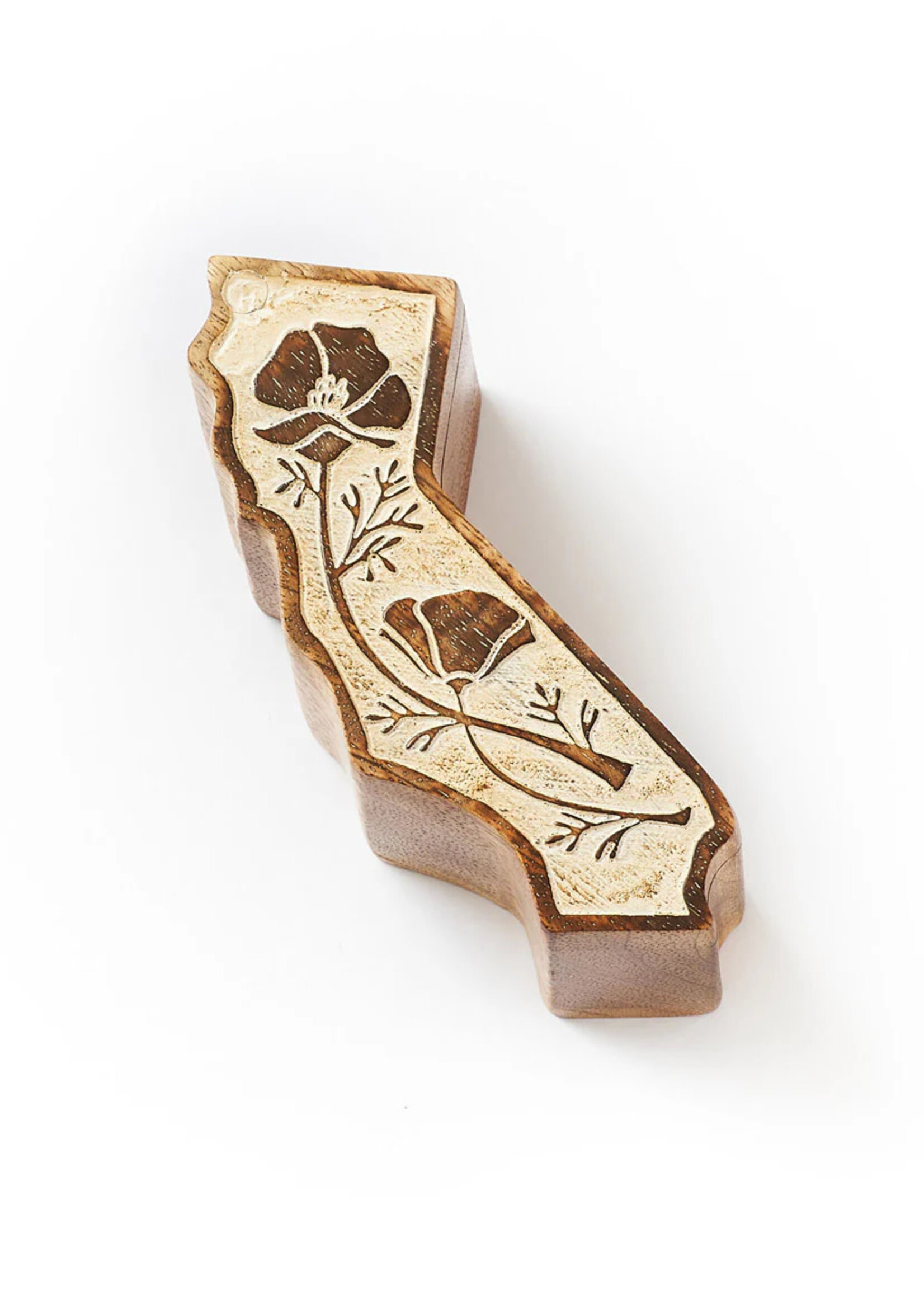 Matr Boomie California State Poppy Keepsake Box