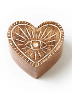 Matr Boomie Drishti Evil Eye Heart Keepsake Box