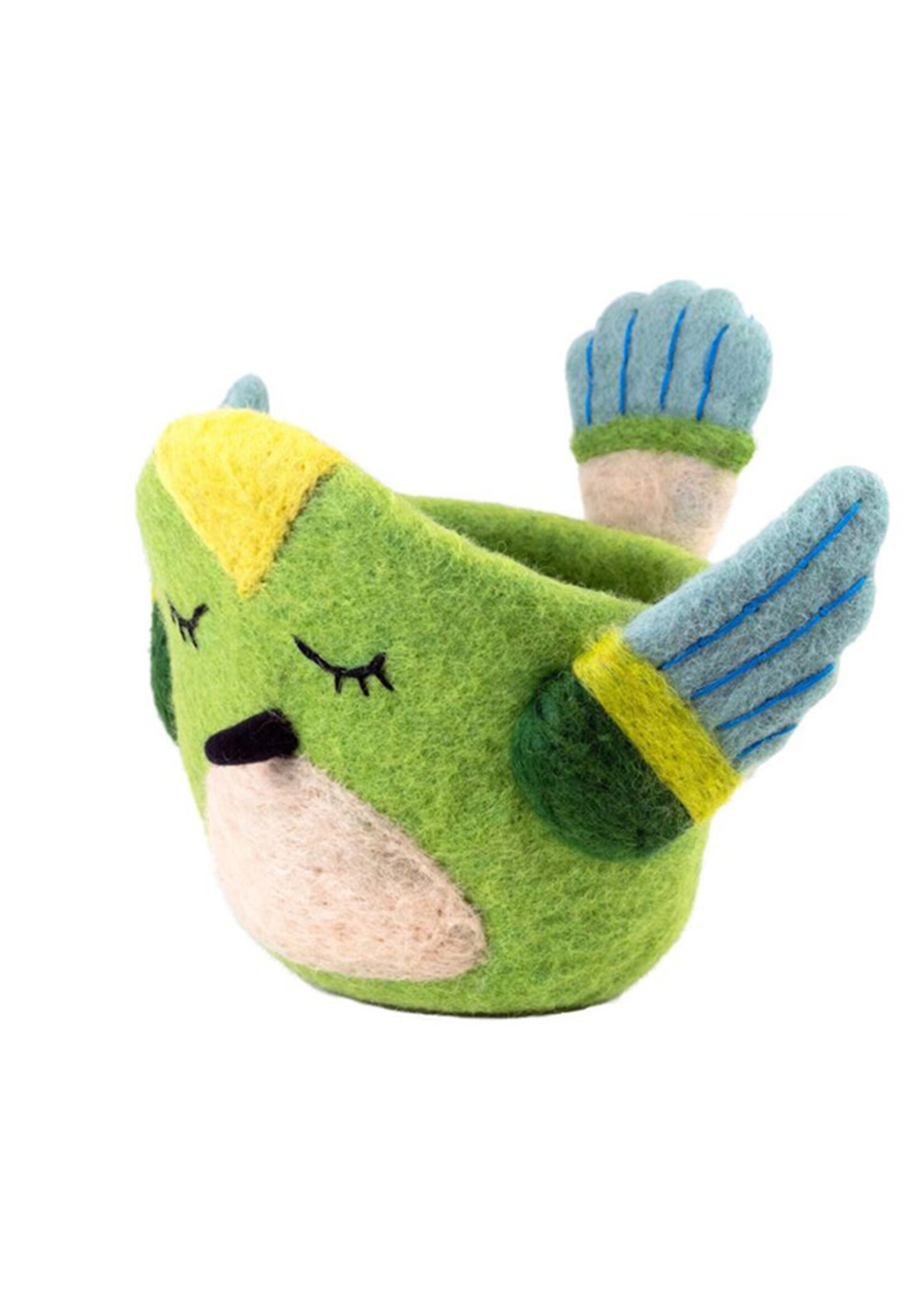 dZi Hummingbird Felt Pot