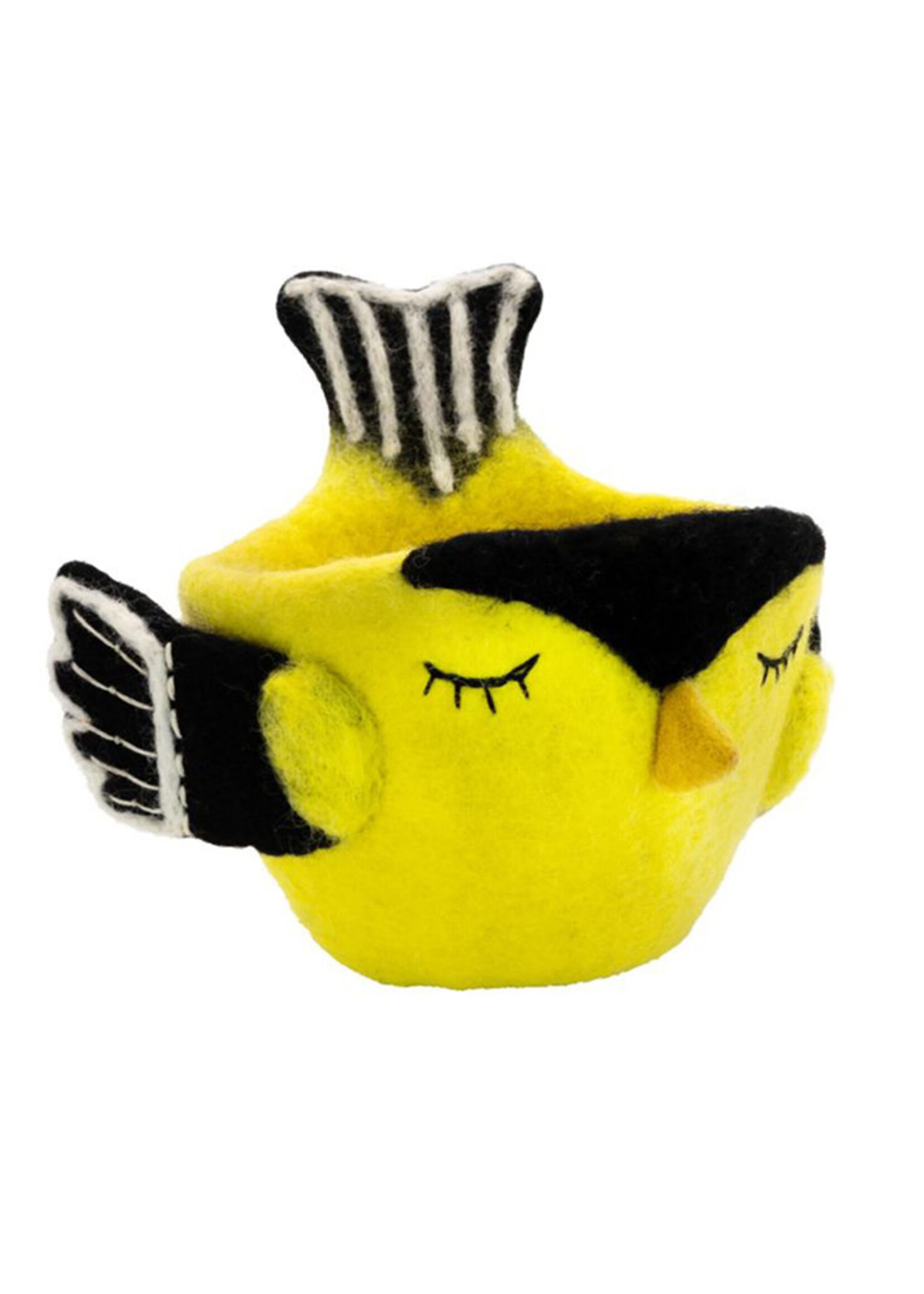 dZi Goldfinch Felt Pot