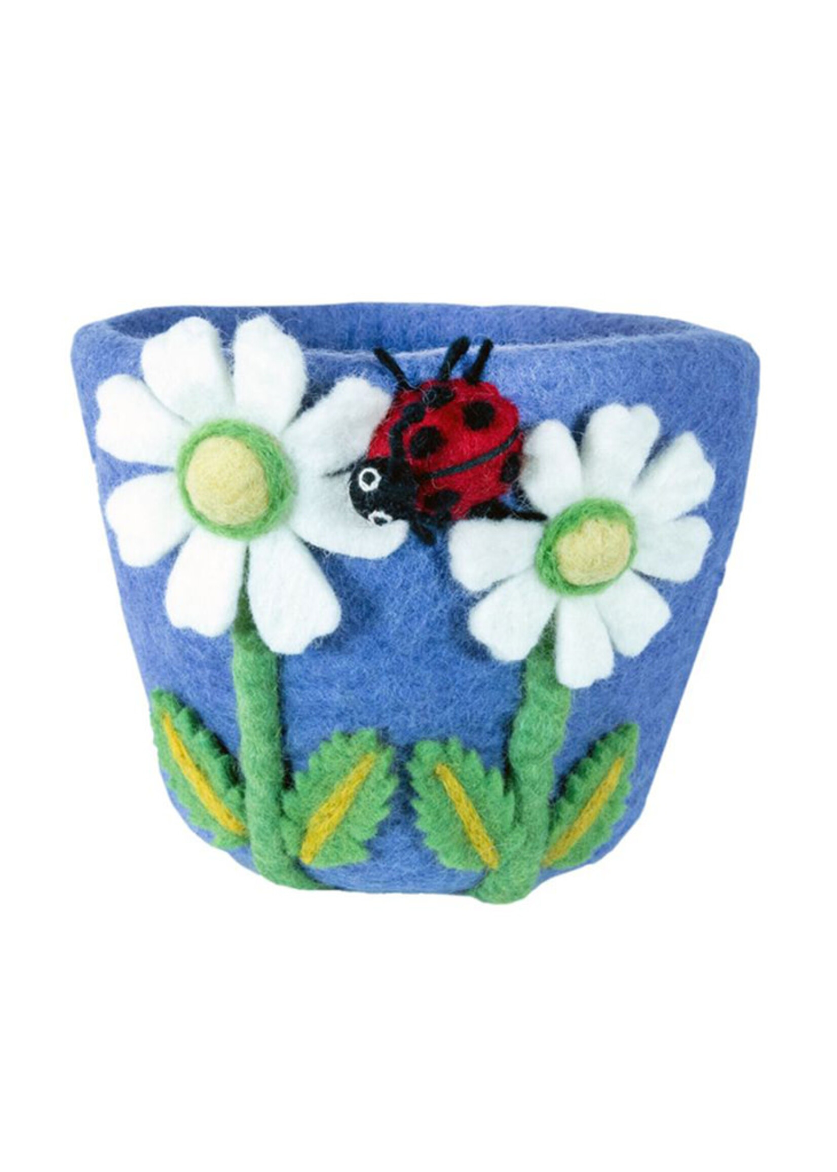 dZi Daisy Felt Pot