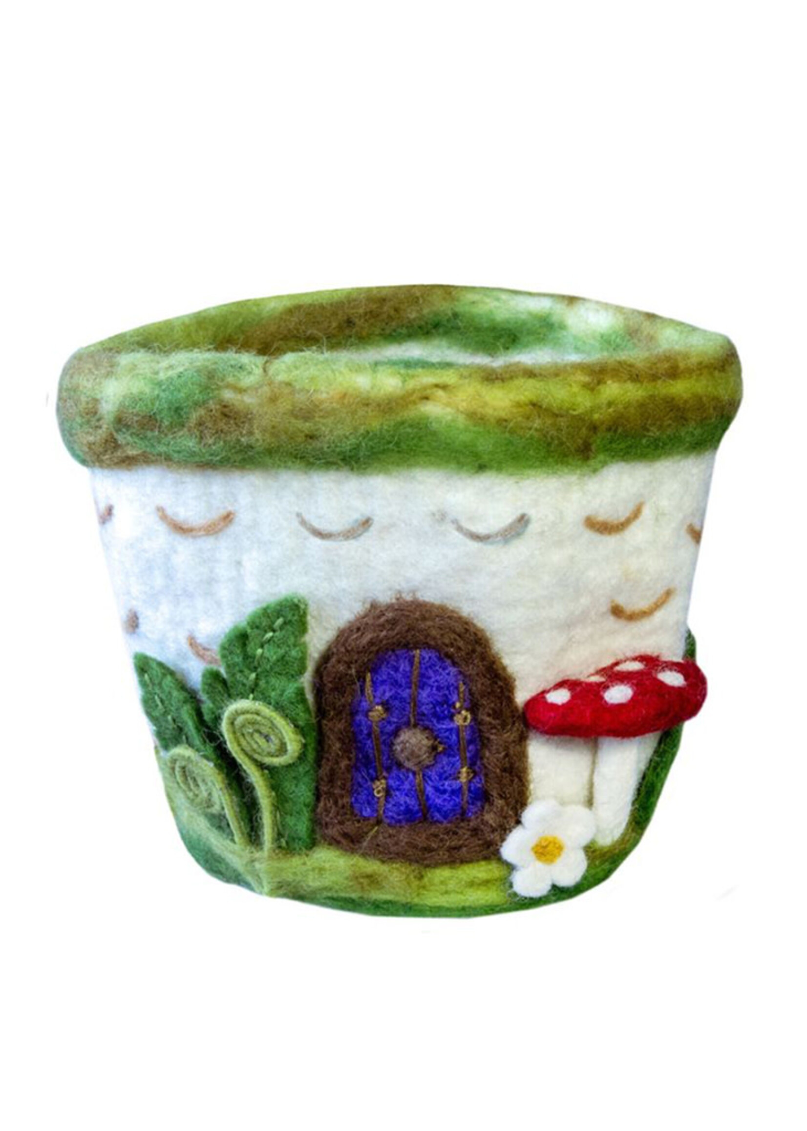 dZi Woodland Cottage Felt Pot