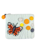 dZi Monarch Felt Coin Purse