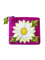 dZi Big Daisy Felt Coin Purse