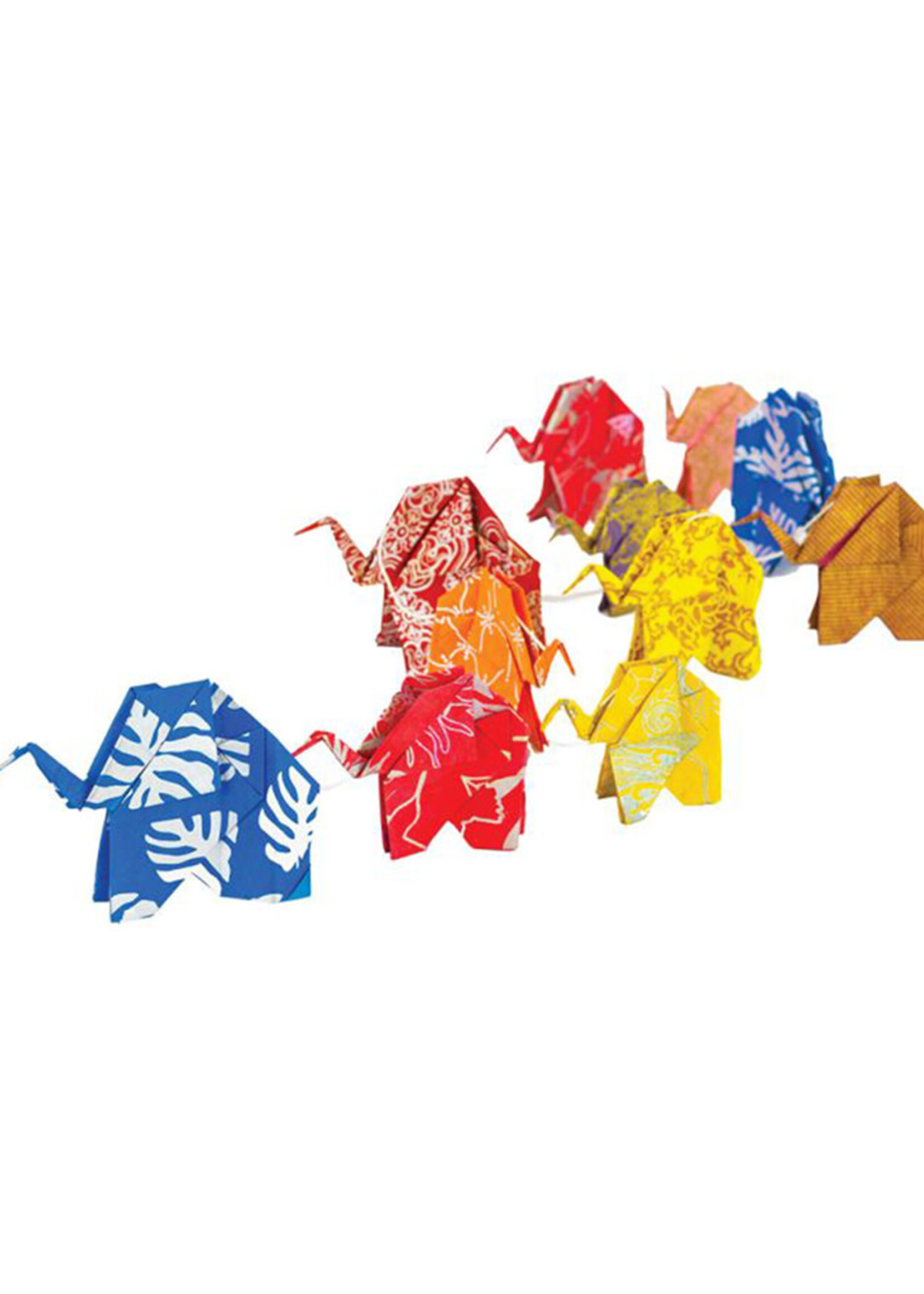 dZi Origami Elephant Paper Garland