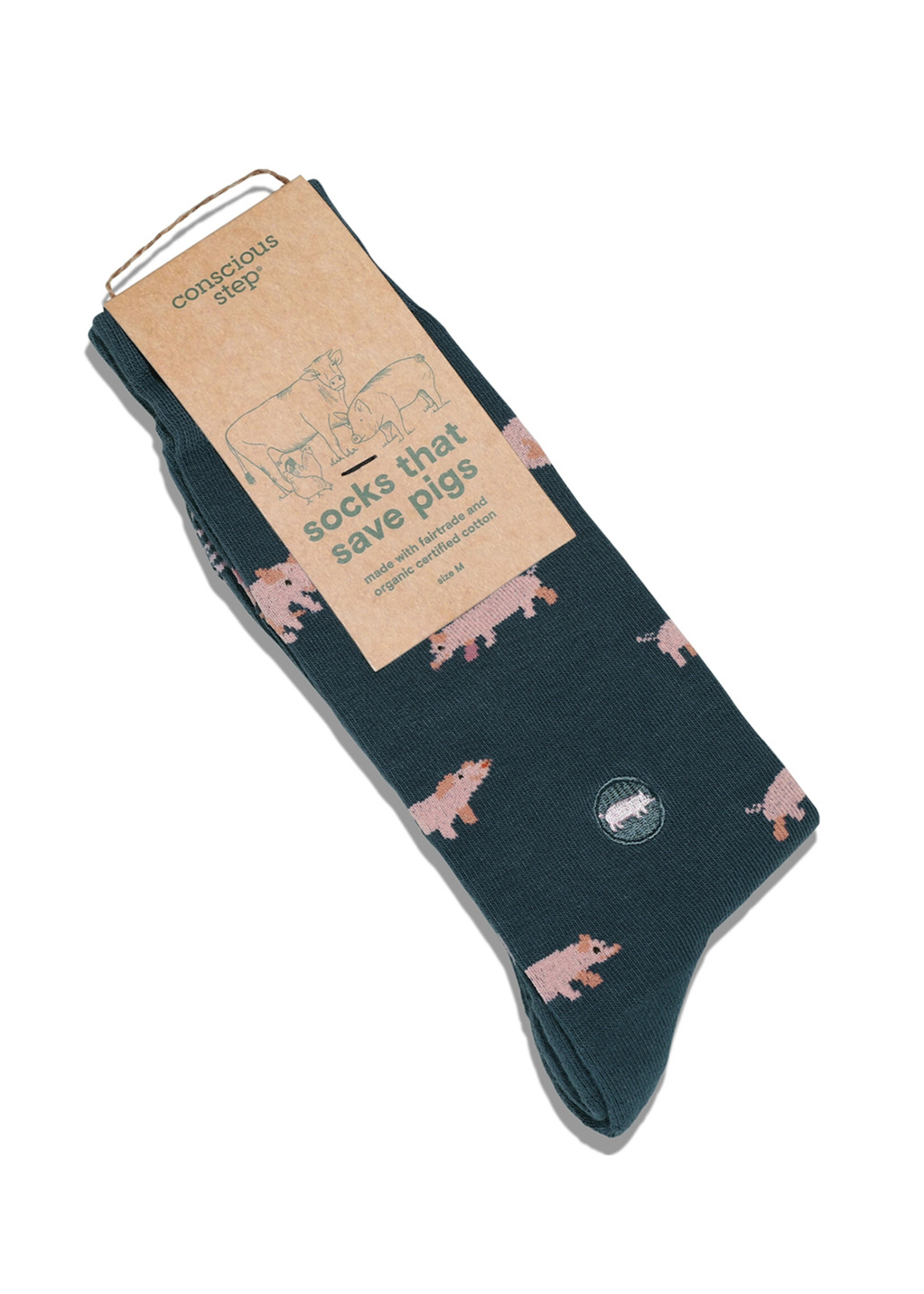 Conscious Step Men's Socks that Save Pigs
