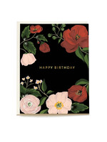 Pen + Pillar Midnight Floral Birthday Card