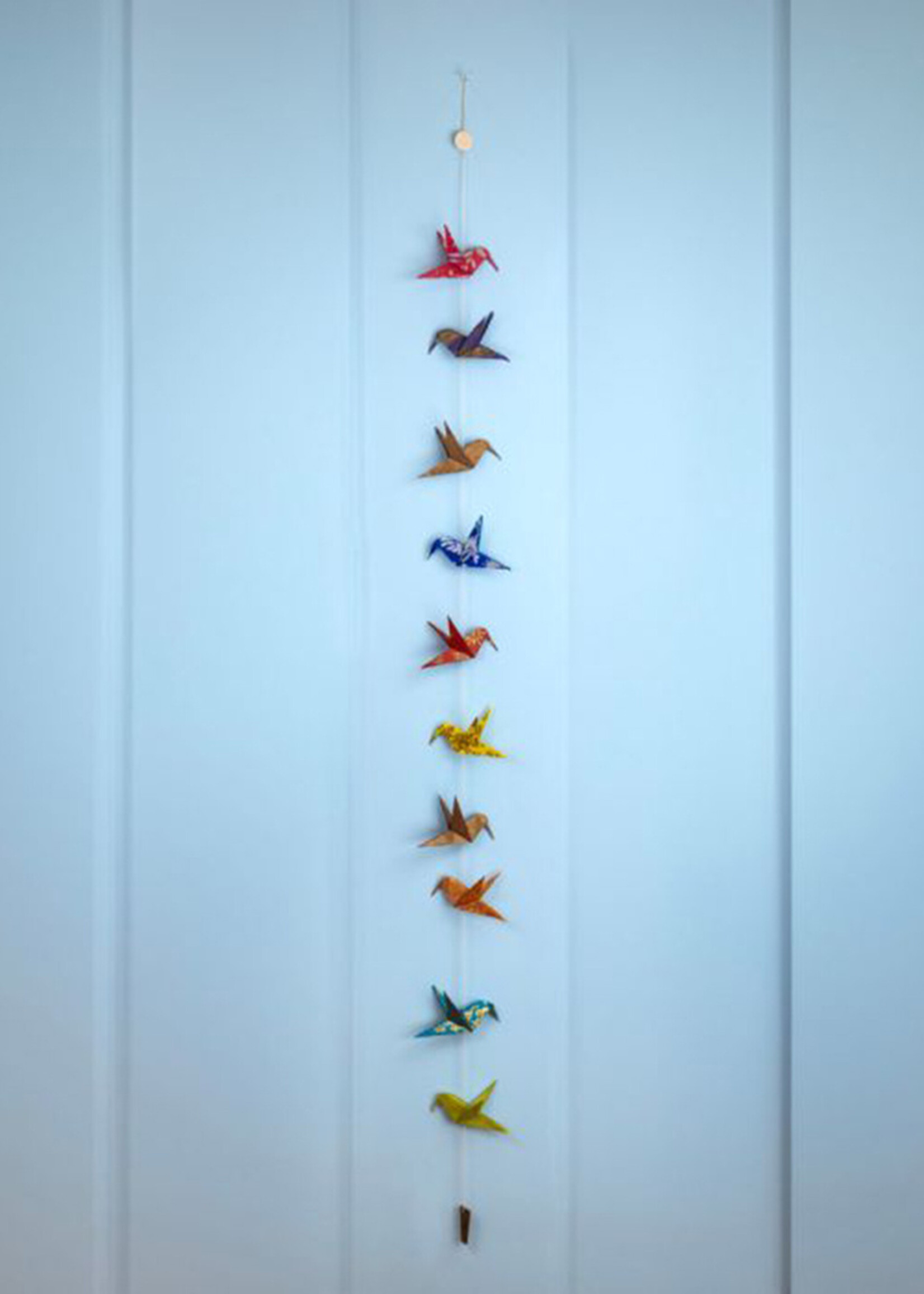 dZi Origami Hummingbird Paper Garland